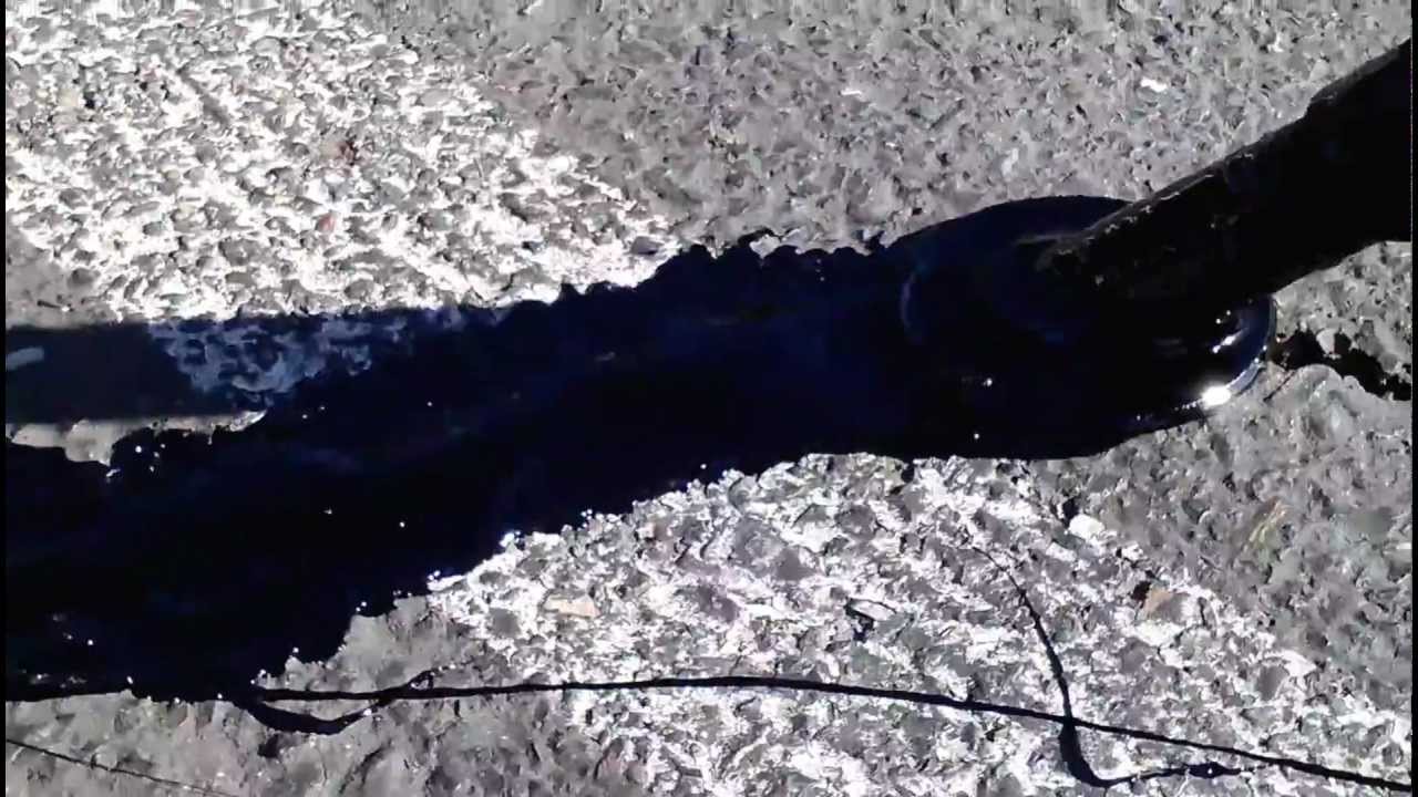 Asphalt crack sealing of paved parking lot in vancouver wa